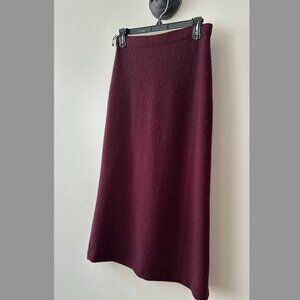 NWT - ZARA - 100% WOOL SKIRT - ZW COLLECTION - SIZE XS/S
